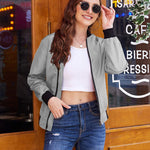Zip Up Bomber Jacket - Zeagoo (Us Only)