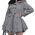Faux Fur Lapel Double-Breasted Thick Wool Coat - Zeagoo (Us Only)