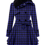 Faux Fur Lapel Double-Breasted Thick Wool Coat - Zeagoo (Us Only)