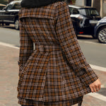 Faux Fur Lapel Double-Breasted Thick Wool Coat - Zeagoo (Us Only)