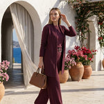 Maria - 3-piece set including long cardigan, top and pants