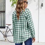 Long/Roll Up Sleeve Cotton Plaid Shirts - Zeagoo (Us Only)