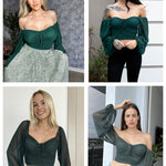Tie Knot Ruched Crop Tube Top - Zeagoo (Us Only)