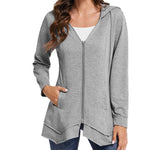 Zip Up Hooded Sweatshirts Thin Jacket - Zeagoo (Us Only)