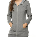 Zeagoo Zip Up Hoodies Long Fleece Jacket