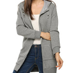 Zeagoo Zip Up Hoodies Long Fleece Jacket