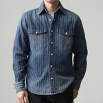Leon Pinstripe Denim Shirt