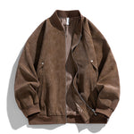 Alonso Suede Bomber Jacket