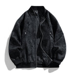 Alonso Suede Bomber Jacket