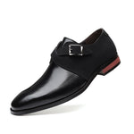 Grant Leather Monk Shoes