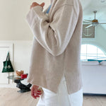 Retro Cashmere Turtleneck Ski Sweater
