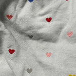 Women'S Casual Loose-Fitting Round-Neck Sweater With Heart Embroidery