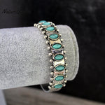 Elegant Turquoise Boho Cuff Bracelet