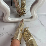 SERAPHINA��� - Gold Leather Boots