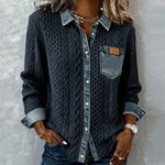 Juliane | Patchwork Denim Shirt