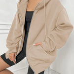 Zeagoo Women's Oversized Zip Up Hoodies