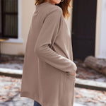 Zeagoo Womens Fall Lightweight Waffle Knit Cardigan