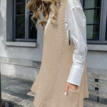 Zeagoo Womens Sweater Vest Dress Pattern Knitted Dress