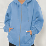 Zeagoo Women's Oversized Zip Up Hoodies