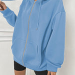 Zeagoo Women's Oversized Zip Up Hoodies