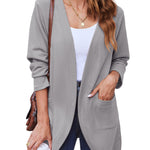 Zeagoo Womens Fall Lightweight Waffle Knit Cardigan