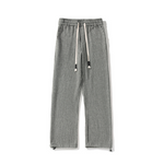 XAVIERA – MODERN STRIPED FLEECE TROUSERS