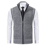 Enzo Knitted Zip Vest