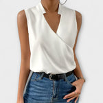Janeth | Elegant V-Neck Blouse