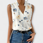 Janeth | Elegant V-Neck Blouse