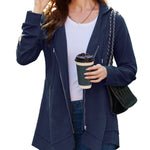 Zip Up Hooded Sweatshirts Thin Jacket - Zeagoo (Us Only)
