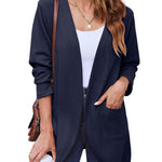 Zeagoo Womens Fall Lightweight Waffle Knit Cardigan