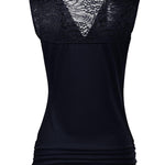 Ruched Cowl Neck Tank Tops - Zeagoo (Us Only)