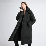 GIGATY��� - Classic Hooded Long Puffer Coat