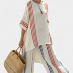 Ariadna | Chic Striped Ensemble