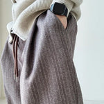 Bruno Pinstripe Relaxed Trousers