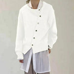 ALYCIA��� - Asymmetric Button Cardigan