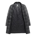 Marcello Plaid Overcoat