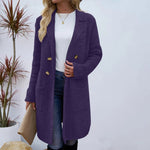ZAHEKA��� - Casual Long Sleeve Mid Length Coat