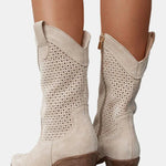 Piper | Perforated Ankle Boots
