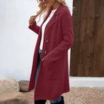 ZAHEKA��� - Casual Long Sleeve Mid Length Coat