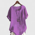 Jacqueline | Cozy Short Sleeve Top