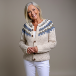 Peyton | Retro Icelandic Knit Cardigan