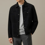 Marco Suede Texture Leather Jacket
