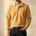Lorenzo Cotton Collared Sweatshirt