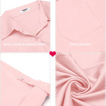 Satin Silk Button Down Shirts - Zeagoo (Us Only)