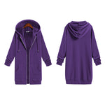 Zeagoo Zip Up Hoodies Long Fleece Jacket