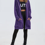 Fleece Hoodies Tunic Long Hoodie Jacket - Zeagoo (Us Only)