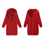 Zeagoo Zip Up Hoodies Long Fleece Jacket