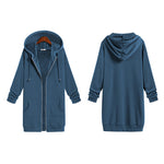Zeagoo Zip Up Hoodies Long Fleece Jacket