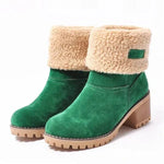 Cl��mence | Mid-Height Wool Boots